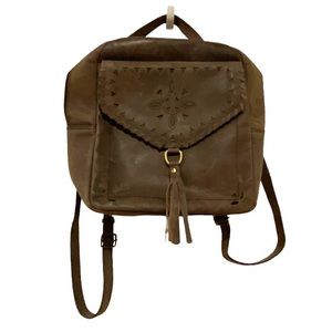 Born Brown Leather Backpack